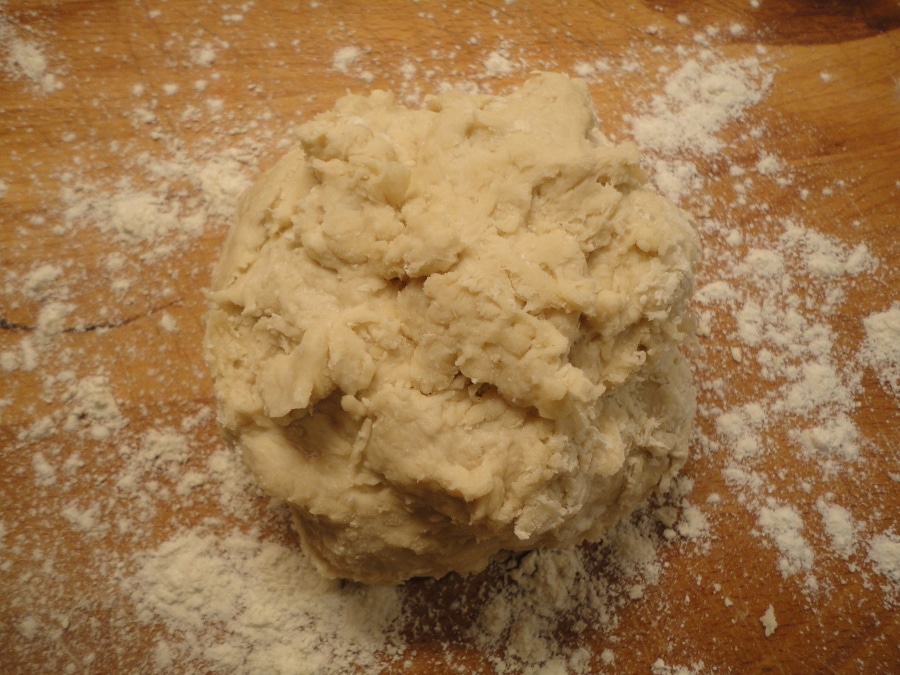 Mixed dough