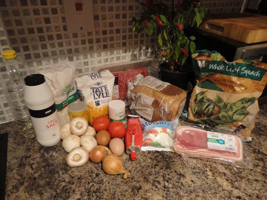 Calzone Ingredients