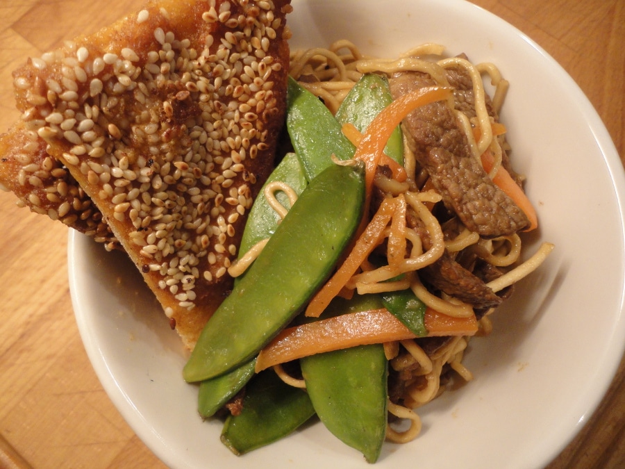 Fakeaway beef chow mein