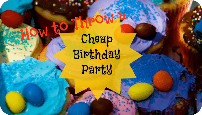 The average cost of a birthday party is £382 but it's easy to bring the costs down and have a cheaper birthday party