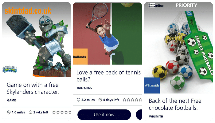 Freebies from o2 - get them while they last