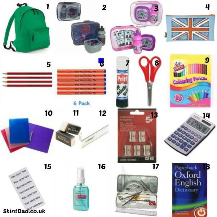 Back to School Essentials | The Skint Dad Blog