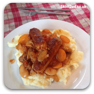 Budget Recipe: Sausage Casserole | The Skint Dad Blog