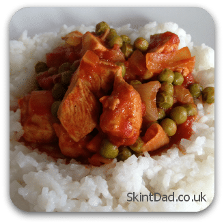 Budget Recipe Chicken Curry | The Skint Dad Blog