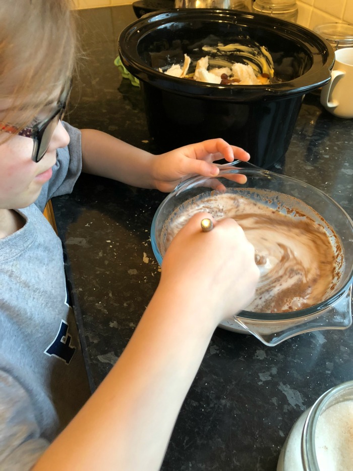 Ingredients in bowl