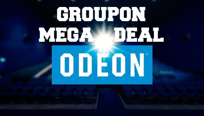 The latest Groupon cinema deal gets you five Odeon cinema tickets for £20 or two tickets for £10. Valid at cinemas nationwide but selling out quickly!