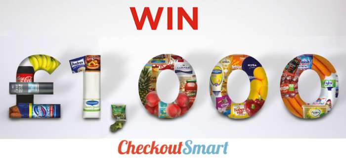 CheckoutSmart have launched a prize draw giving you the chance to win £1,000 cash just for uploading a receipt to the app. There are 20 chances to win!
