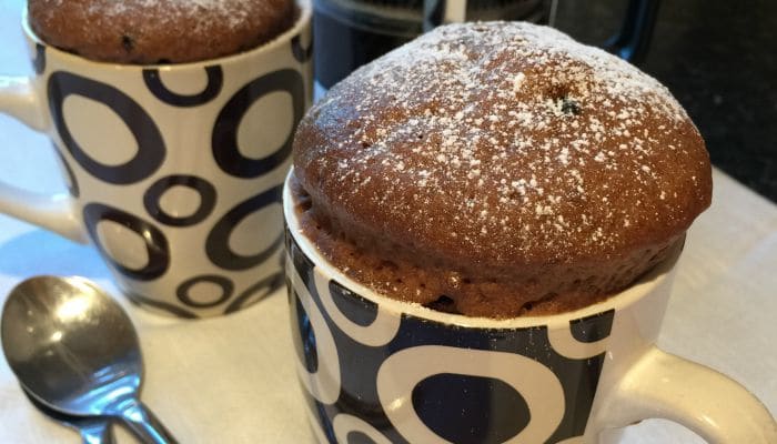 Espresso Microwave Mug Cake Recipe - Skint Dad