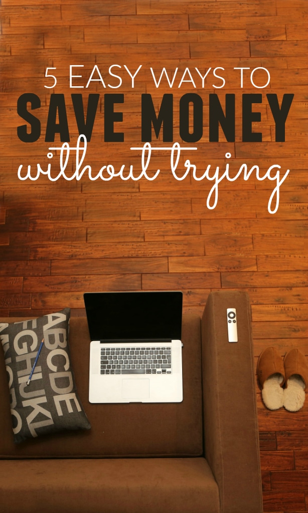 When you want to save money but struggle to cut out spending it can be hard. Don't cut back but use these hassle free ways to save money without even trying.