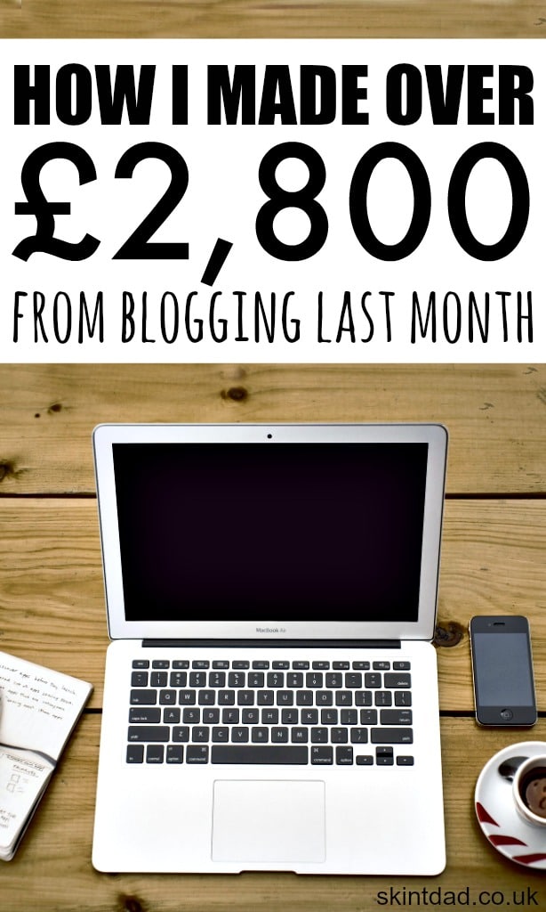 Having started blogging just a few years ago, I’m now making thousands every month. If you’re interested in making money online then I show you how I made nearly £3k last month and how you can too.