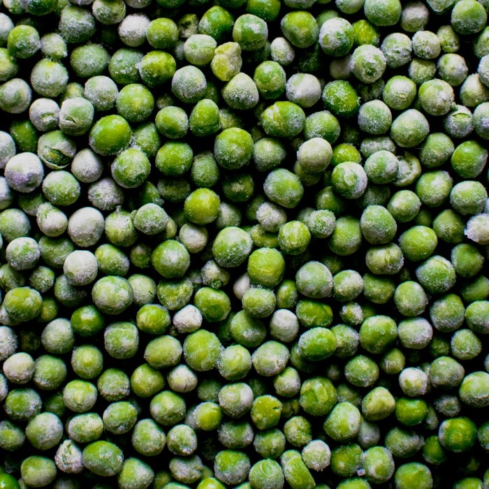 frozen peas