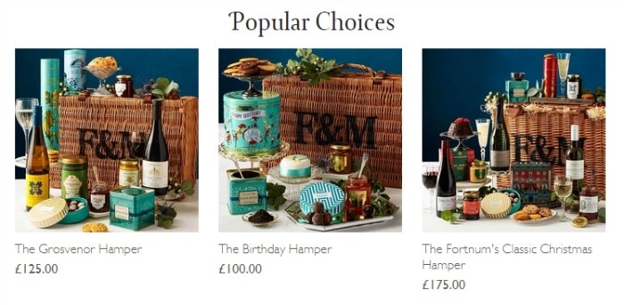 fortnum and mason hampers