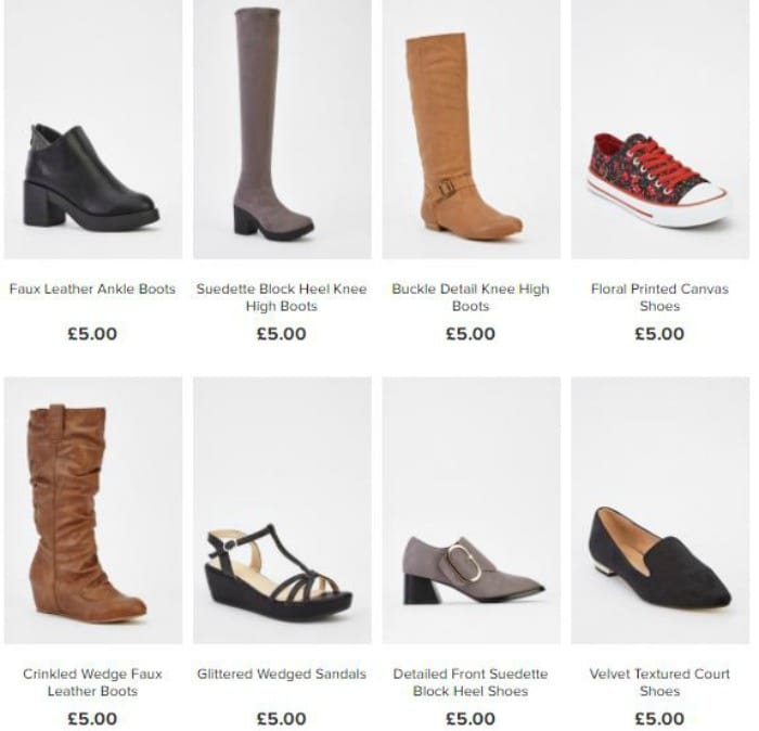 Shop cheap shoes on sale online