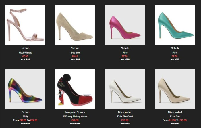 shoe discount websites