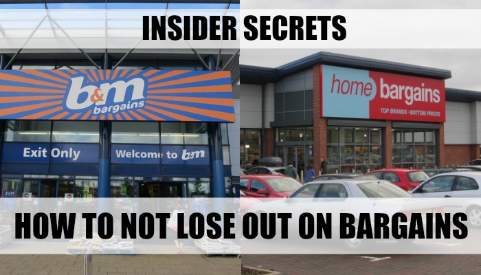 Missing deals in B&M, Home Bargains and ASDA? Use the insiders tips (that have been in front of your eyes the whole time) to not lose out.