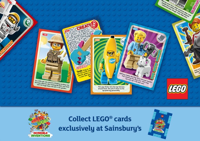 Sainsburys outlet lego cards