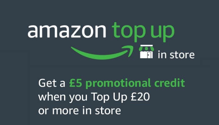 Amazon Top Up is an alternative way to pay using gift cards at Amazon. For a limited time only you can get a £5 free Amazon gift card when you Top Up.