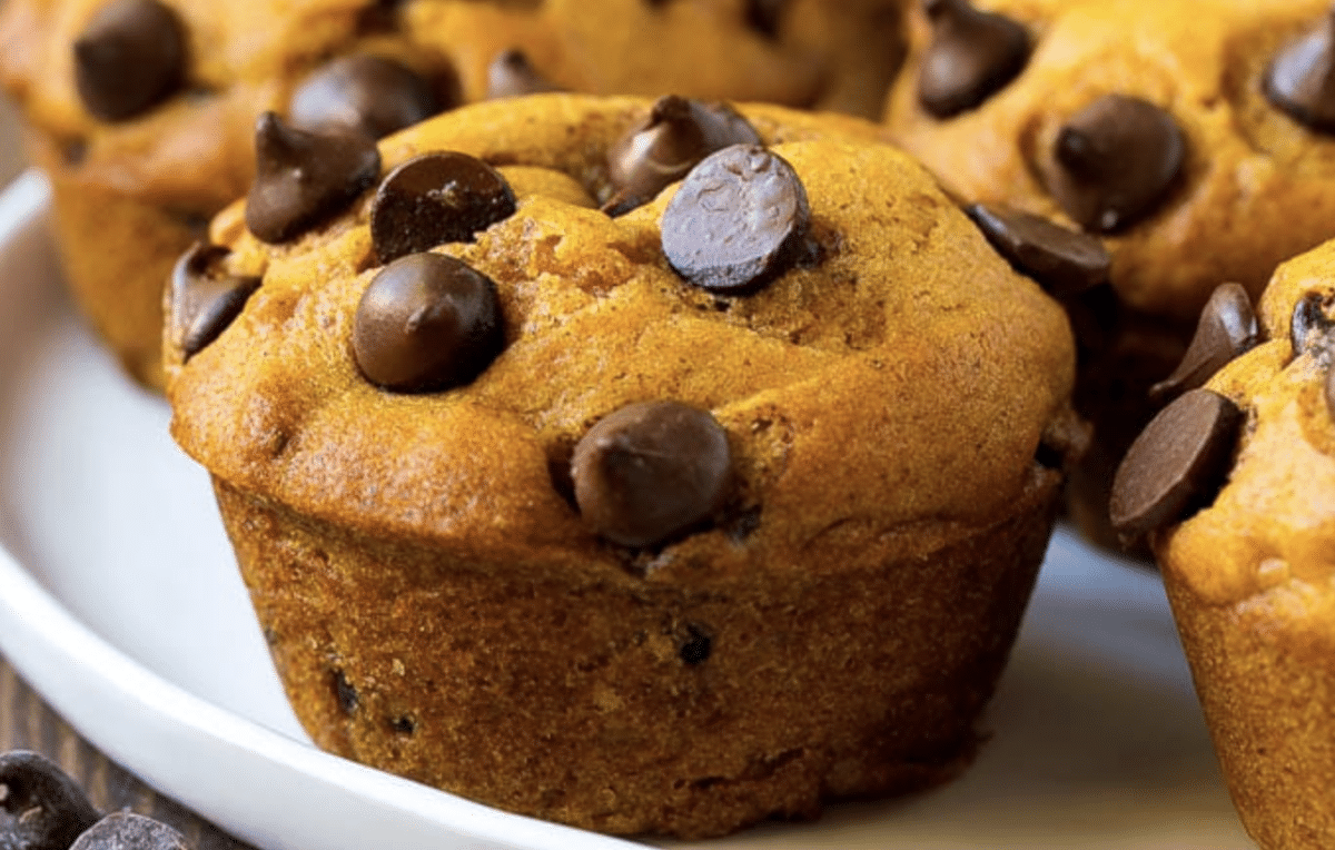 Pumpkin Chocolate Chip Muffins