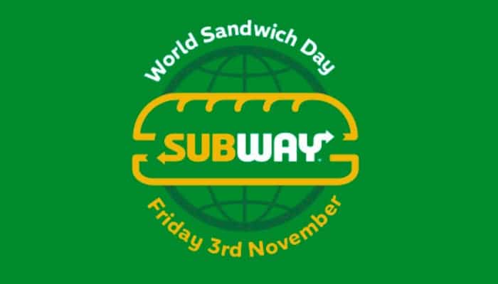 We certainly love a freebie and we love sandwiches as well. So we double love that Subway are giving away free 6-inch subs!