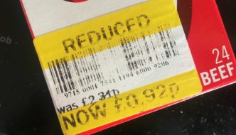 Supermarket reduction times to get cheap yellow sticker food - Skint Dad