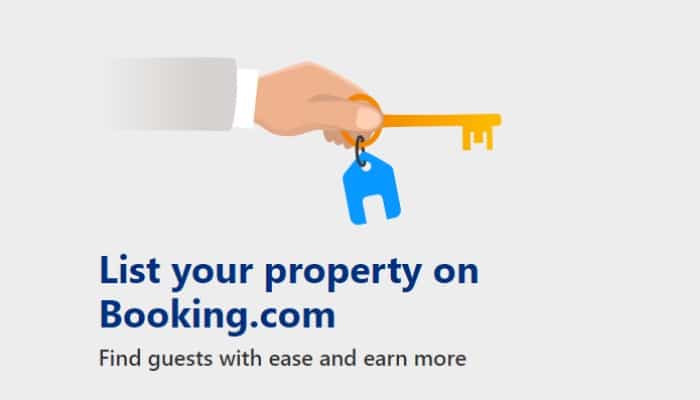 List your property on Booking.com