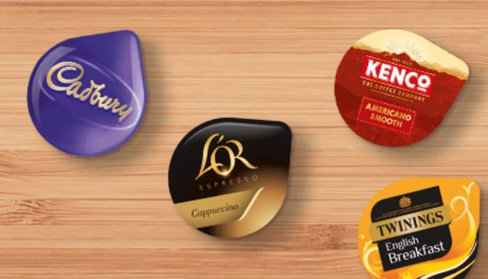 Compatible coffee pods & T DISCs