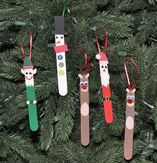 homemade christmas tree decorations kids