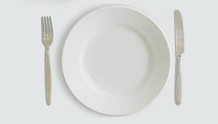 Empty plate