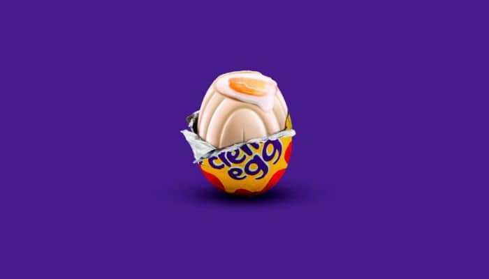 White Cadbury Creme Egg