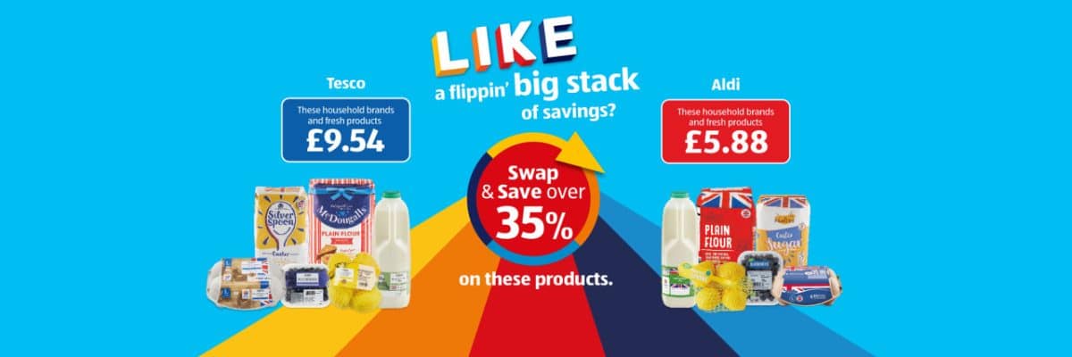 Aldi Tesco pancake price swaps 22 Feb 22