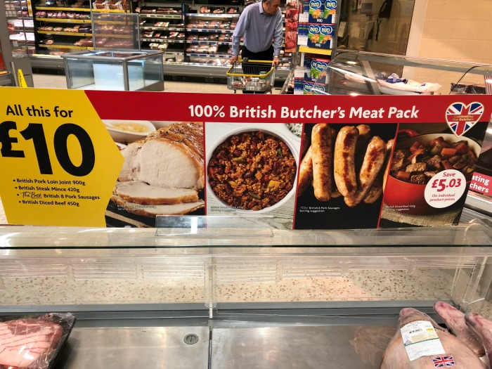 Morrisons meat pack poster