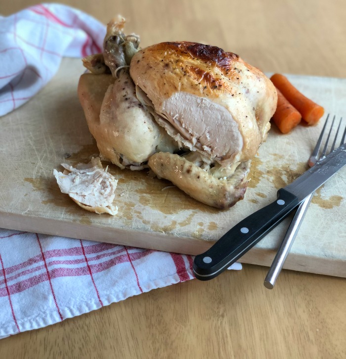 roast chicken in the slow cooker