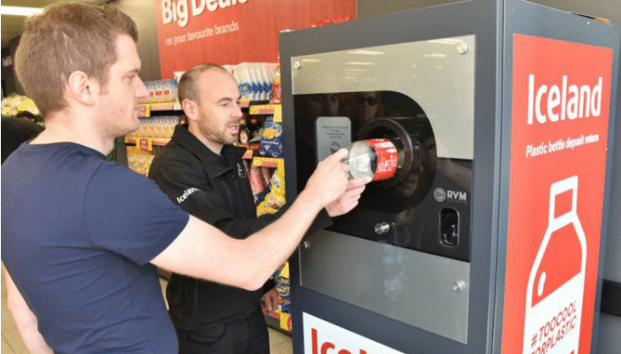 Recycle Plastic Bottles with a Reverse Vending Machine