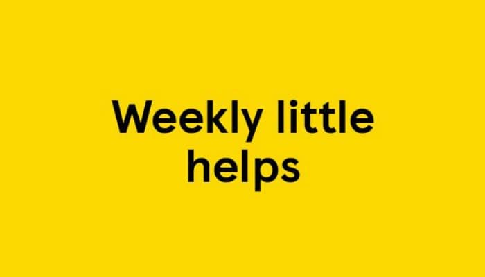 Weekly Little Helps at Tesco