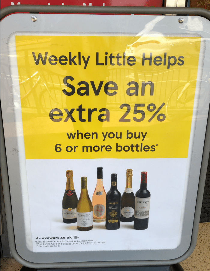 save 25% on wine