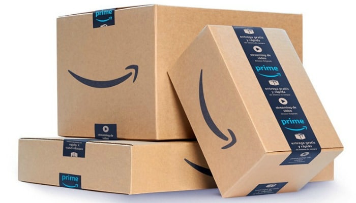 Amazon Prime delivery boxes