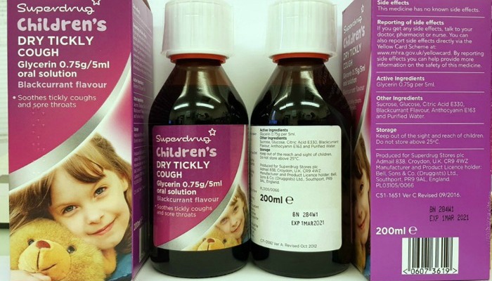 cough syrup recall