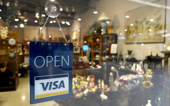 visa open sign