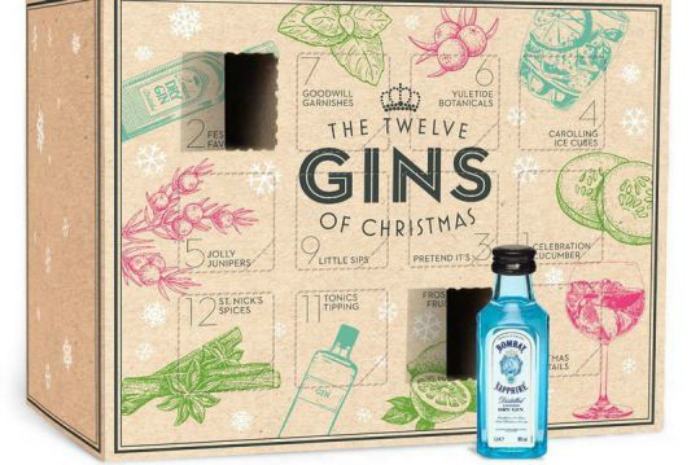 B&M gin advent calendar