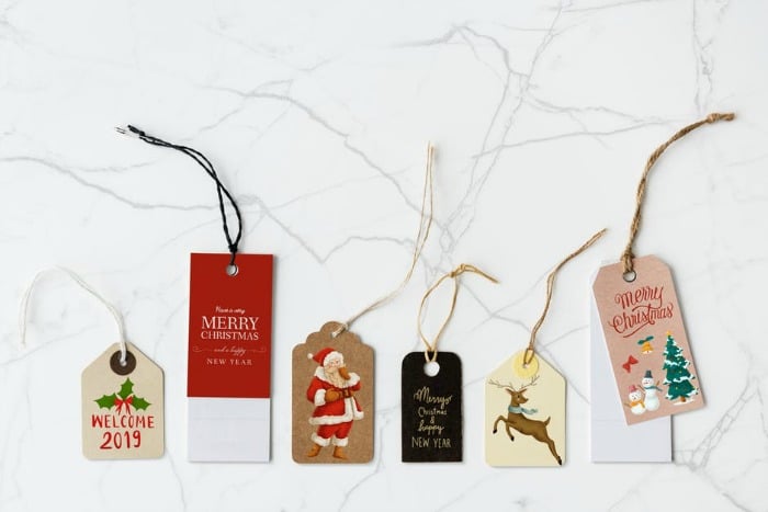 Christmas gift tags