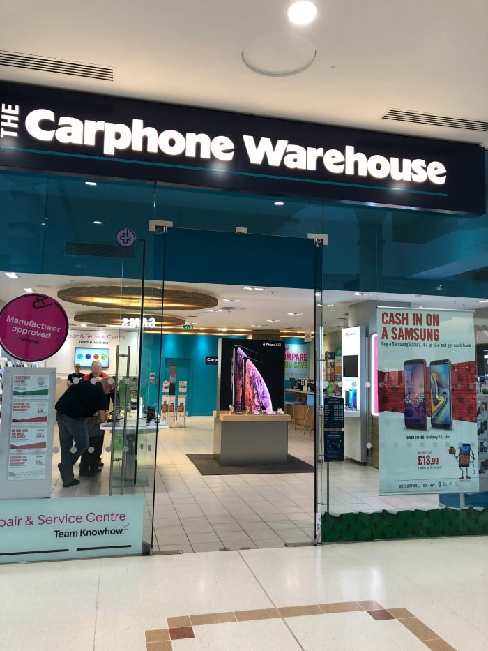 Carphone Warehouse store