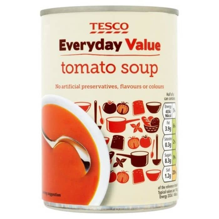 tesco everyday value soup