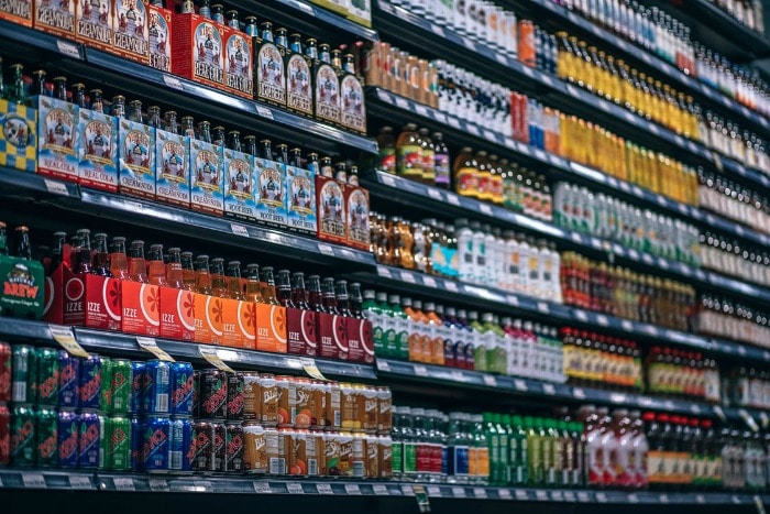 supermarket shelf