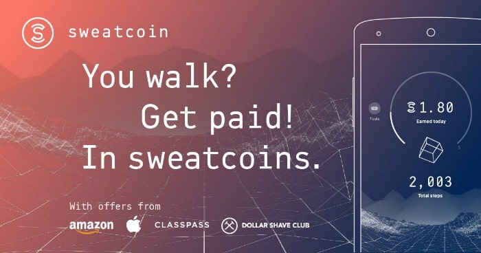 Sweatcoin — walking step counter & tracker