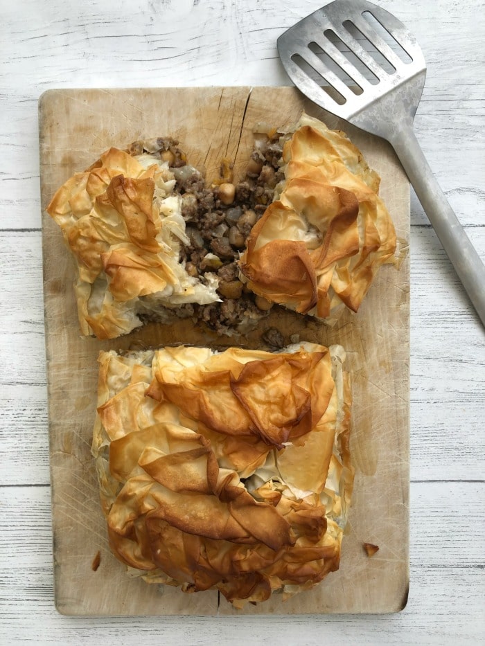 Moroccan Spiced Lamb Filo Pie Recipe