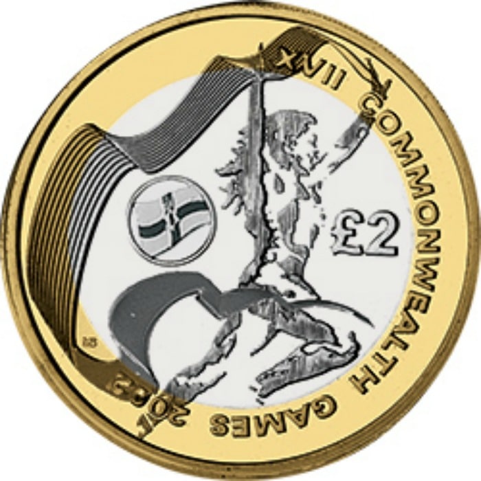 rare coin 2002 Commonwealth Games Ireland