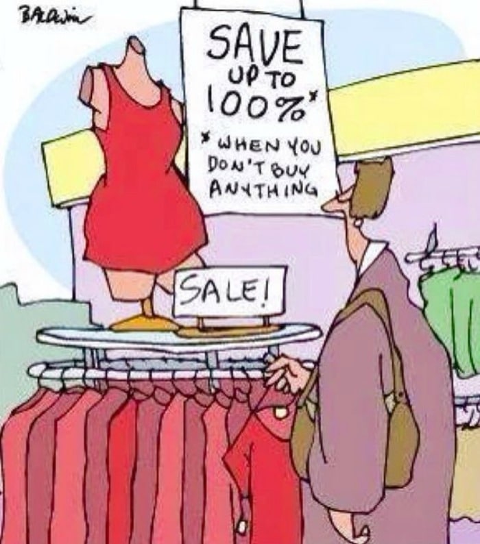 Save up to 100% if you buy nothing