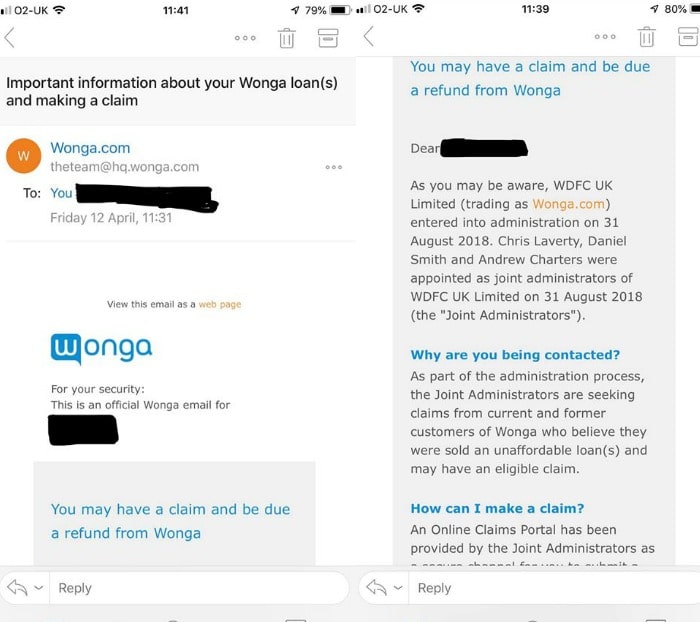 Yesterday a new website has been set up to help people who were given an unaffordable payday loan by Wonga ask for compensation. Wonga went bust at the end of August 2019 because so many of its previous borrowers were winning affordability complaints. It’s very easy to lodge a complaint Here is the Wonga Claim page you have to enter your details. It has been created by the Administrators who are in charge of sorting out all of Wonga’s debts. If you have a good affordability complaint, you are “an unsecured creditor” of Wonga – they owe you money. You may think that is poetic justice for all the months you owed them money! As you will see, it is very easy to fill out this form and send your claim in. Don’t go to a claims company to do this for you or they will ask you the same questions, fill out the form using what you say and take 20%, 25%, 30% or more of your money for doing that! Were your loans unaffordable? You may think that because you repaid your loan, it must have been affordable. But that isn’t what the Financial Conduct Authority, who regulates all lenders, not just payday lenders, thinks. The FCA says a loan is affordable if you can pay it on time and without borrowing any more money or getting behind on essential bills. So if you couldn’t repay a Wonga loan and had to roll it – that may have been unaffordable. And if you did repay it but then had to take out another loan in the next few weeks because you were left so short of money - the loan may have been unaffordable. The lender may not have known the first few loans were unaffordable. But when you kept having to get more loans they should have realised and stopped lending to you. How much money might you get back? Before Wonga went under, you could have got a refund of all the interest that you paid on unaffordable loans. Plus an extra 8% a year statutory interest. Now there isn’t going to be enough money left to pay everyone the full amount of compensation they should have had. I asked Sara Williams, a debt adviser who specialises in payday loans and other high cost borrowing, what she thinks people might get. She said “That’s a difficult question. The Administrators are selling off the Wonga companies in Poland and South Africa and we don’t know how much money they will get for them. It also depends on how many people put in a complaint – if lots of people don’t bother, there will be more money for the people that do! As it’s so simple to fill in the new form, I think it’s worth doing even if you don’t get much back. You won’t be asked any more questions, that one form is all that is needed. So why not?” Did you borrow from other payday lenders? If you had loans from other payday lenders, you may be able to get a refund of the interest you paid! My Everything You Need to Know About Pay Day Loan Refunds (and How to Get One) page looks at how to do this. And Sara’s Debt Camel website has a page with an easy to use, free template letters for payday loan refunds. But remember, don’t use those template letters for Wonga claims – just fill in the Administrators’ easy Claim Form.