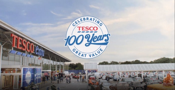 tesco 100 years advert