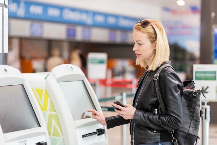 using a self service machine